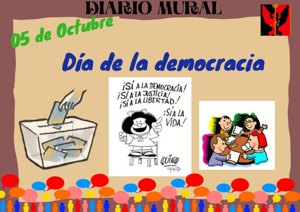 05 de Octubre- día de la democracia en Chile.